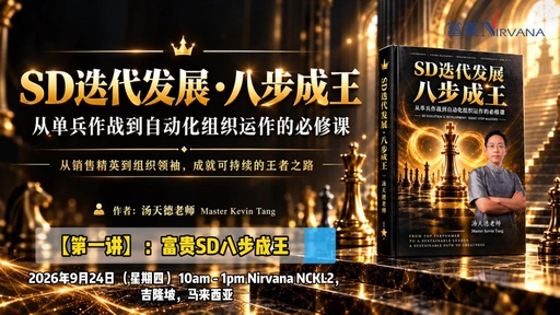 【第一讲：SD 迭代发展，八步成王】—— 汤天德风水大师 ｜ 富贵生命馆 NCKL2 @ 2026年9月24日10am - 1pm
